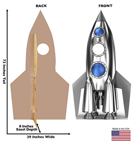 Cardboard People Rocket Stand-in Life Size Cardboard Cutout Standup