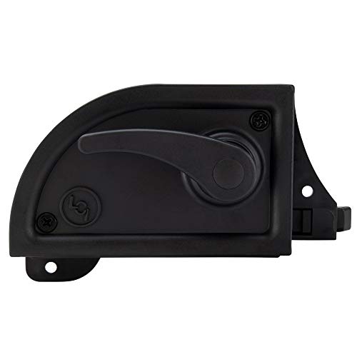 RecPro RV Screen Door Latch | RV Exterior Door Accessories | Black | Camper Screen Door Latch