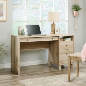 Sauder Willow Place Desk, L: 52.13" x W: 19.29" x H: 29.61", Pacific Maple Finish