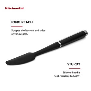 KitchenAid Classic Jar Spatula, One size, Black