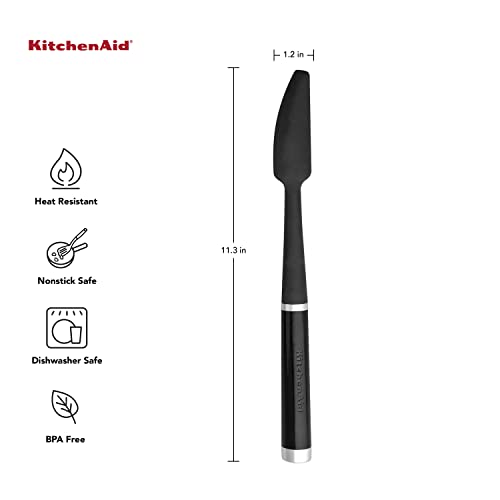 KitchenAid Classic Jar Spatula, One size, Black