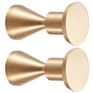 teci brushed brass decorative wall hooks,gold, for bathroom,lavatory,clothing store, hotel,cafe,hat,towel coat hook hangers wall mounted tc005a