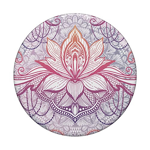Lotus Flower for Yoga Meditation Pink Zen Namaste Gift Idea PopSockets Swappable PopGrip