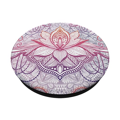 Lotus Flower for Yoga Meditation Pink Zen Namaste Gift Idea PopSockets Swappable PopGrip