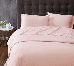 truly calm home for health antimicrobial blush full 4 piece sheet set (ss3829bsfu-4700)