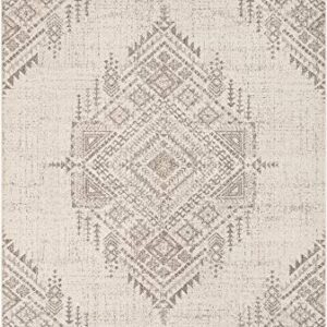 Well Woven Anita Beige Tribal Medallion Area Rug (7'10" x 10'6")