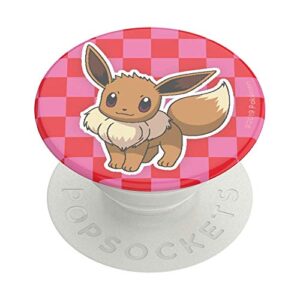 popsockets: popgrip with swappable top for phones & tablets - pokemon - eevee
