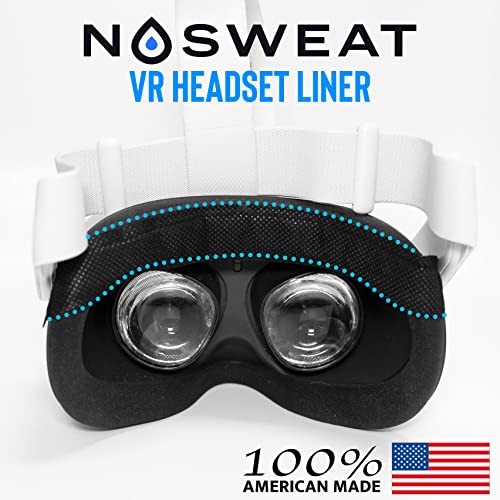 VR Headset Sweat Liner - Sweat Guard for Virtual Reality and Oculus Goggles - Sweat Band - 50 Pack