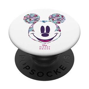 disney year of the mouse floral mickey april popsockets popgrip: swappable grip for phones & tablets