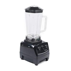 commercial blender,countertop blender smoothie maker,3hp 2200w heavy dutyhigh speed 45000rpm kitchen smoothie blender food mixer 68 ounce (2l) for soup,fish, crusing ice, frozen desser, home or commercial use (black)