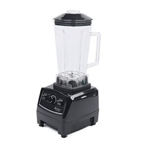 Commercial Blender,Countertop Blender Smoothie Maker,3HP 2200W Heavy DutyHigh Speed 45000RPM Kitchen Smoothie Blender Food Mixer 68 Ounce (2L) for Soup,fish, Crusing Ice, Frozen Desser, Home or Commercial Use (Black)