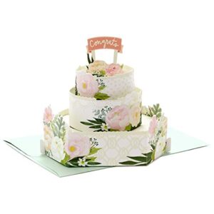 hallmark paper wonder pop up wedding card (happy life together)