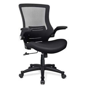 funria mesh desk chair with wheels black mesh office chair with flip up arms mesh back home office desk chair with good lumbar support height adjustable office task chairs clearance