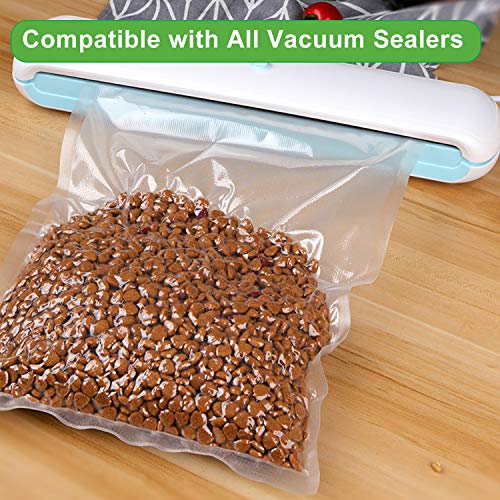 Vacuum Sealer Bags 6" x 16.4' 2Rolls + 8" x 16.4' 2Rolls + 11" x 16.4' 2Rollsfor Food Saver, Seal a Meal, Commercial Grade, BPA Free, Heavy Duty, Great for vac storage, Meal Prep or Sous Vide