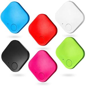 key finder item finder smart tracker item locator key tracker compatible with wireless compatible with bluetooth tracking device key finder locator phone finder anything finder anti-lost tag(6 pieces)