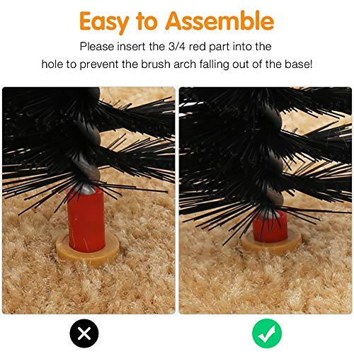 Cat Scratcher,Cat Arch Self Groomer for Indoor Cats,Cat Scratching Post,Pet Face Head Self Grooming Brush,Kitten Hair Massaging Rubbing Brush for Shedding with Bristle & Interactive Hanging Toy