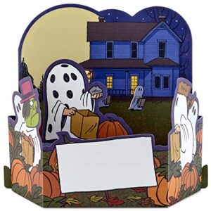 Hallmark Paper Wonder Peanuts Halloween Pop Up Card with Light and Sound (Great Pumpkin)