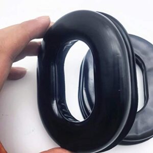 Gel Ear Seals Ear Pads Cushions Compatible with David Clark H10 Series Aviation Headset with Deluxe Cloth Ear Seal Covers-40243G-02