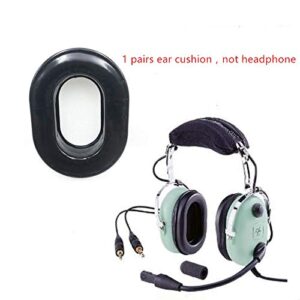 Gel Ear Seals Ear Pads Cushions Compatible with David Clark H10 Series Aviation Headset with Deluxe Cloth Ear Seal Covers-40243G-02