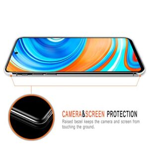 Eouine for Xiaomi Redmi Note 9 Pro Case, Phone Case Transparent Clear with Pattern Ultra Slim Shockproof Soft Gel TPU Silicone Skin for Xiaomi Redmi Note 9 Pro/Redmi Note 9S (Cat)