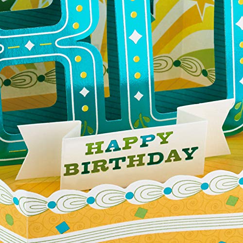 Hallmark Paper Wonder 80th Birthday Pop Up Card (Celebrating You)