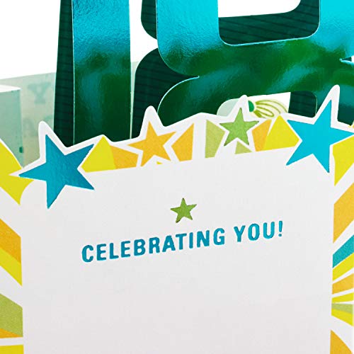 Hallmark Paper Wonder 80th Birthday Pop Up Card (Celebrating You)