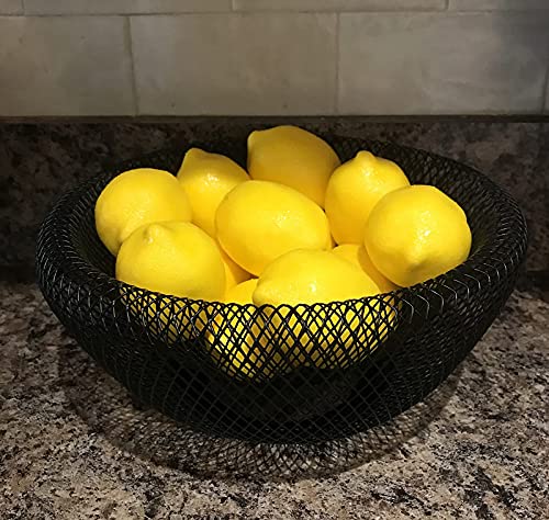 Cq acrylic Fruit Basket For Kitchen Counter,Fruit Basket With Banana Hanger For Kitchen Countertop,Fruit and Vegetable Storage Holder,Silver Metal Wire Modern Standing Fruit Basket