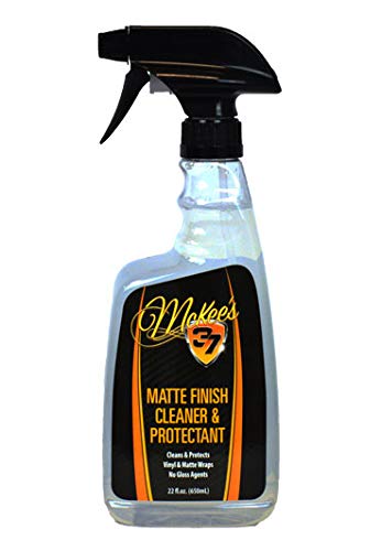 McKee's 37 MK37-492 Matte Finish Cleaner & Protectant (Waterless Wash & Clear Sealant for Matte & Satin Paint & Wraps), 22 fl. oz, Black