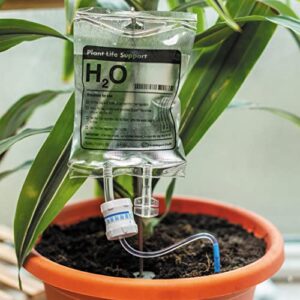 bubblegum stuff plant life support - automatic watering system for house plants - fun garden gifts - home accessories - plant waterer for indoor plants
