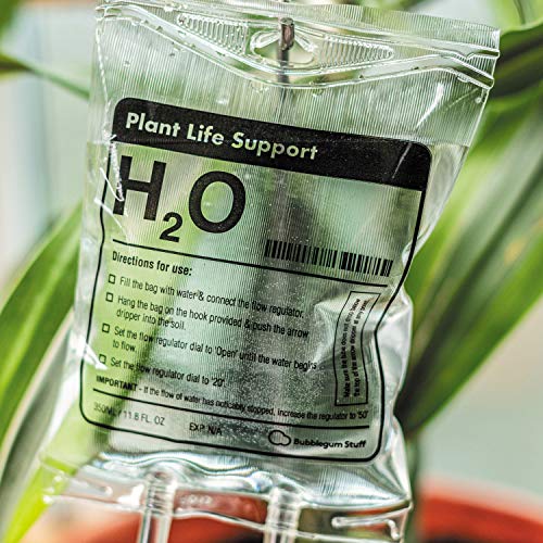 Bubblegum Stuff Plant Life Support - Automatic Watering System for House Plants - Fun Garden Gifts - Home Accessories - Plant Waterer for Indoor Plants