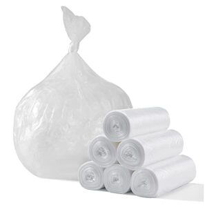 typlastics 45-48 gallon clear trash can liners - 43" x 48" - hd garbage bags - case of 200