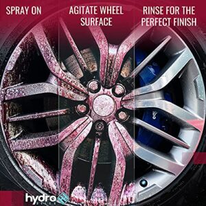 HydroSilex Wheel Cleaner Spray & Iron Remover (16oz) | Remove Stubborn Brake Dust & Road Grime | Recharge Your Wheels | Safe on Chrome, Clear Coated & Plasti Dipped Wheels