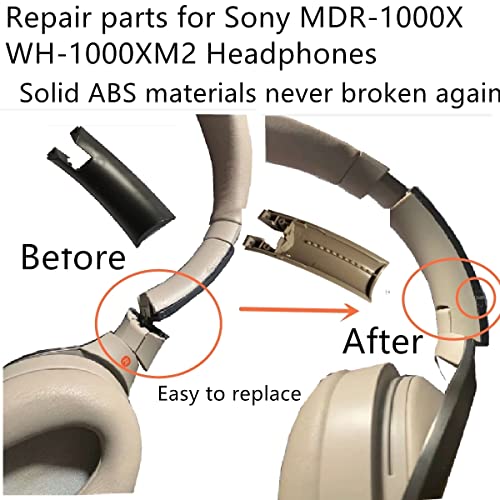Replacement Headband Broken Side Cover Slider Lower L R Assy SVX Part KIT Inside Loop for Sony MDR-1000X WH-1000XM2 Headphones Headsets