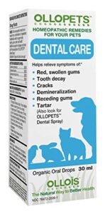 ollopets dental care, organic homeopathic remedy for all pets, 1 fl ounce
