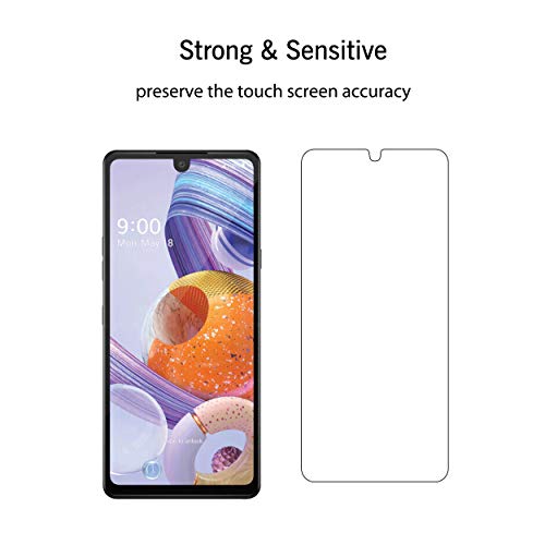 Ailun Screen Protector for LG stylo 6 3Pack 0.33mm 2.5D Edge Tempered Glass,Anti-Scratch,Case Friendly