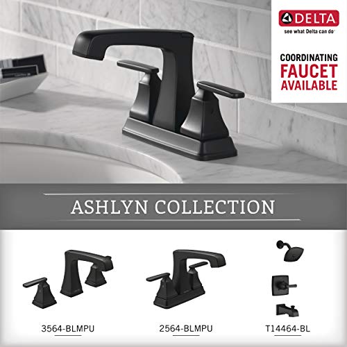 Delta Faucet 76446-BL Ashlyn Wall Mounted Towel Ring in Matte Black