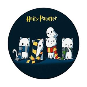Hairy Pawter Potter Cats Cute design PopSockets PopGrip: Swappable Grip for Phones & Tablets