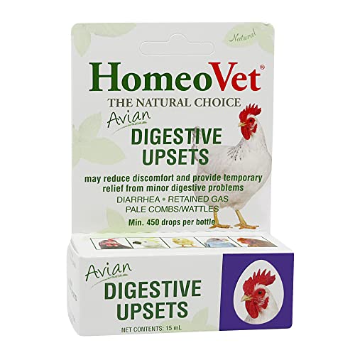 HomeoPet Avian Digestive Upsets, Healthy Digestive Support for Poultry and Pet Birds, 15 Milliliters