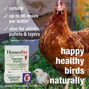 HomeoPet Avian Digestive Upsets, Healthy Digestive Support for Poultry and Pet Birds, 15 Milliliters