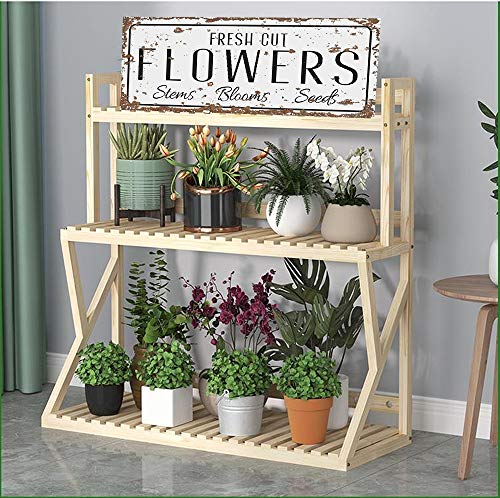 Fresh Cut Flowers Sign Vintage Retro Metal Tin Sign Wall Plaque Wall Decor Sign 6x16 inch