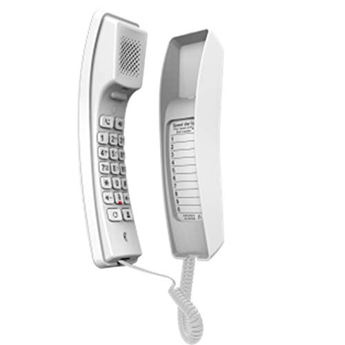 Fanvil H2U Compact IP Phone, PoE Sip Phone for Hotel Bathroom,Wall-Mounted Door Phone