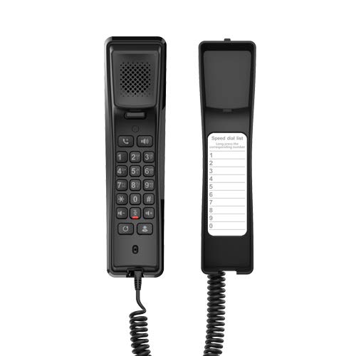 Fanvil H2U Compact IP Phone, PoE Sip Phone for Hotel Bathroom,Wall-Mounted Door Phone