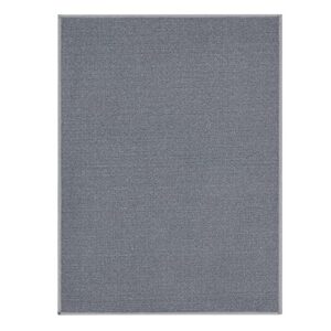 Machine Washable Modern Solid Design Non-Slip Rubberback 2x3 Traditional Area Rug for Entryway, Bedroom, Kitchen, Bathroom, 2'3" x 3', Gray