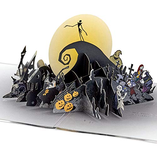 Hallmark Signature Paper Wonder Nightmare Before Christmas Pop Up Birthday Card, Christmas Card (Happy Nightmares)