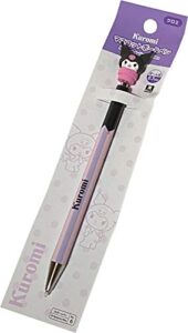 sanrio kuromi core 0.7 mm ballpoint pen with mascot stationery