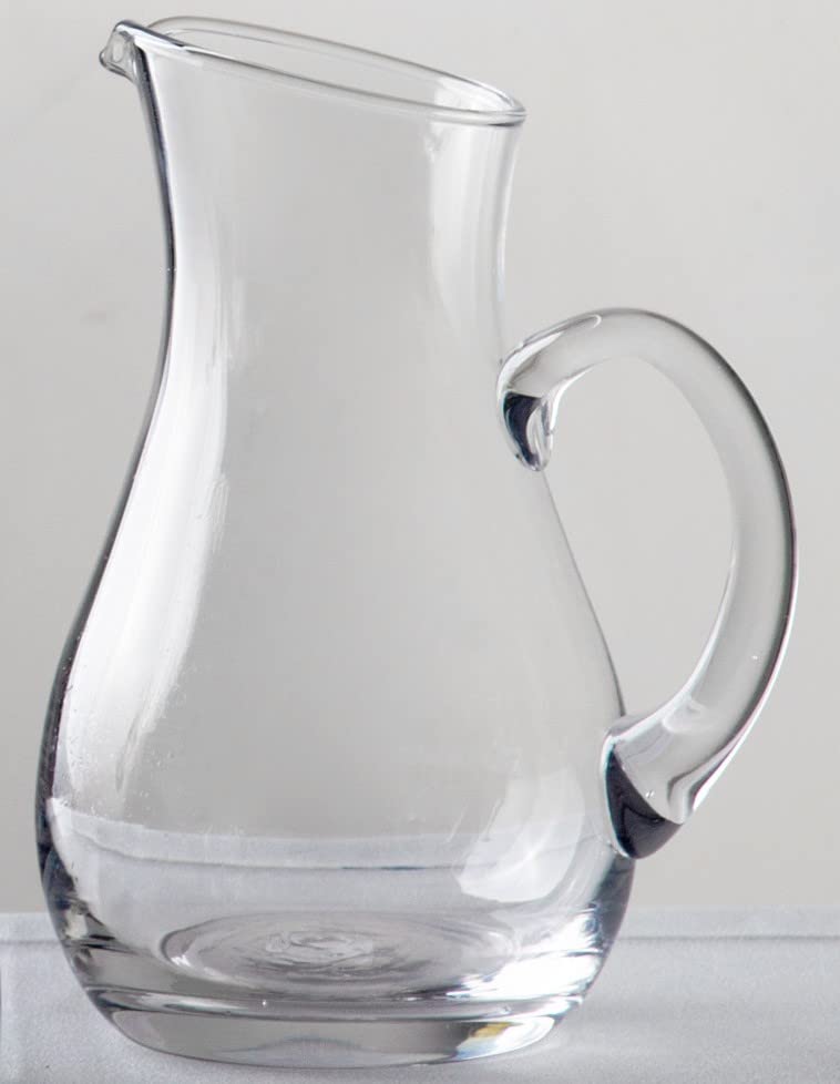 Glass Water Pitcher with Spout – Elegant Serving Carafe for Water, Juice, Sangria, Lemonade, and Cocktails – Crystal-Clear Glass Beverage Pitcher.