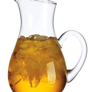 Glass Water Pitcher with Spout – Elegant Serving Carafe for Water, Juice, Sangria, Lemonade, and Cocktails – Crystal-Clear Glass Beverage Pitcher.