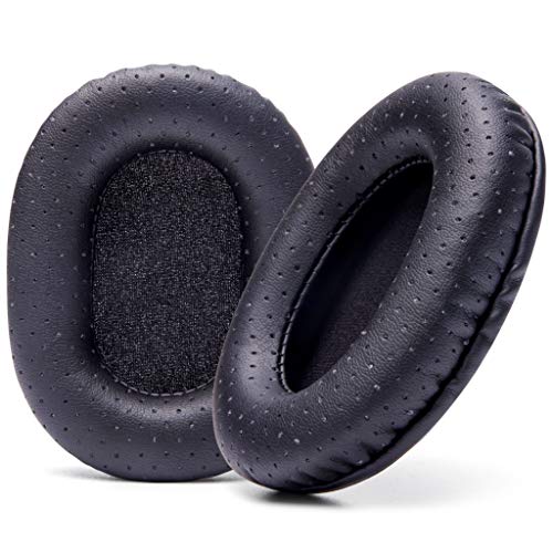 WC Wicked Cushions Replacement Ear Pads for Sony MDR 7506 | Softer Leather, Luxurious Memory Foam, Unmatched Durability | Compatible with MDR 7506 / MDR V6 / MDR CD900ST | (Perforated PU Leather)