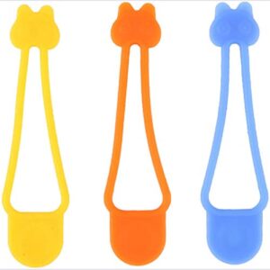 silicone bag fasteners, set of 24