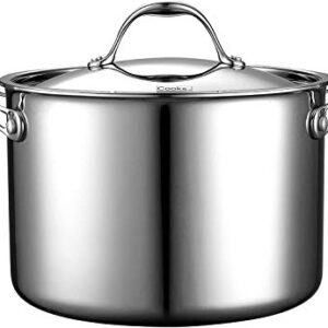 Cooks Standard Multi-Ply Clad Stainless Steel Cookware Set, 9 Piece, Silver